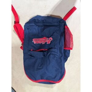 Cleveland Indians Tribe Town MVPs Youth Backpack Navy Blue Red Baseball Bag